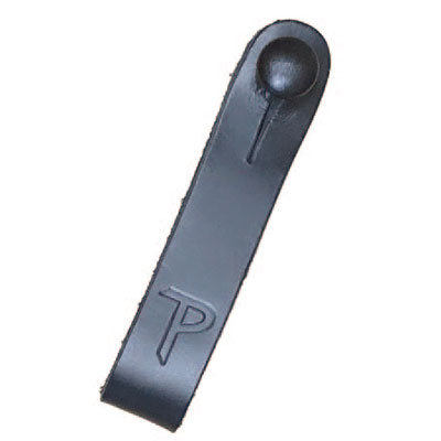 Acoustic Strap Adapter Baseball Leather Black