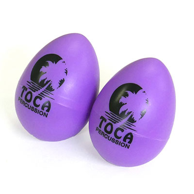 TOCA Egg Shaker Rainbow PR 2pieces POUCH