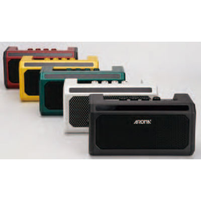 AROMA Portable Electric Guitar Amp Yellow